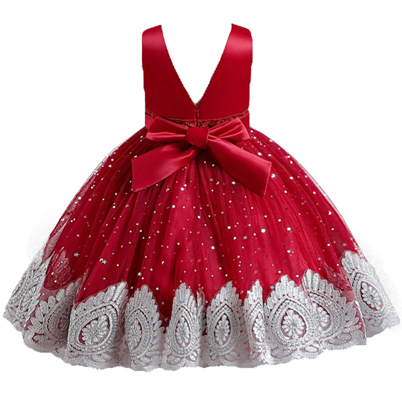 Kids Girl Tutu Birthday Princess Party Dress for Girls Infant Lace Children Bridesmaid Elegant Dress for baby Girls Clothes