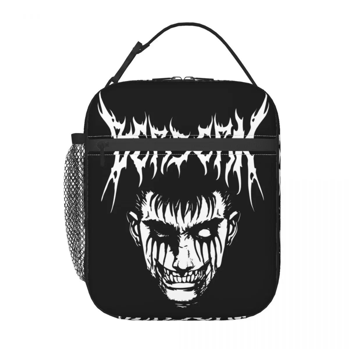 Harajuku Berserk Guts Insulated Lunch Bags Japanese Anime Manga Portable Cooler Thermal Food Lunch Box Outdoor Camping Travel