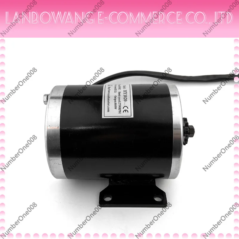 500W 800W 1000W High-Speed E-Bike Brushed DC Motor with Bracket Electric Conversion