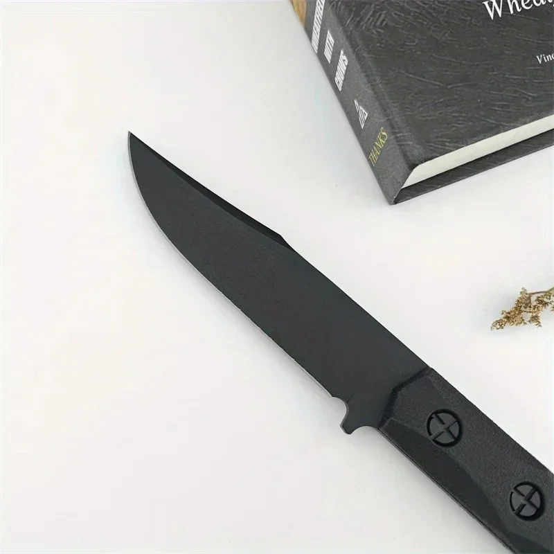 Fixed Blade Knife 8Cr13Mov Blade Nylon Fiber Handle Multi-purpose Camping Outdoor Survival Manual Open Multi-fuctional Knife