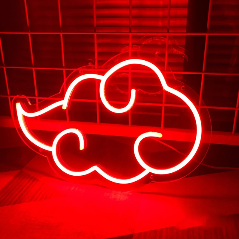 

Cloud Neon Sign Light for Kid's Gift Wall Hanging Decor Backboard Flex Fish Led Night Light Sign Neon for Boyfriend Game Room