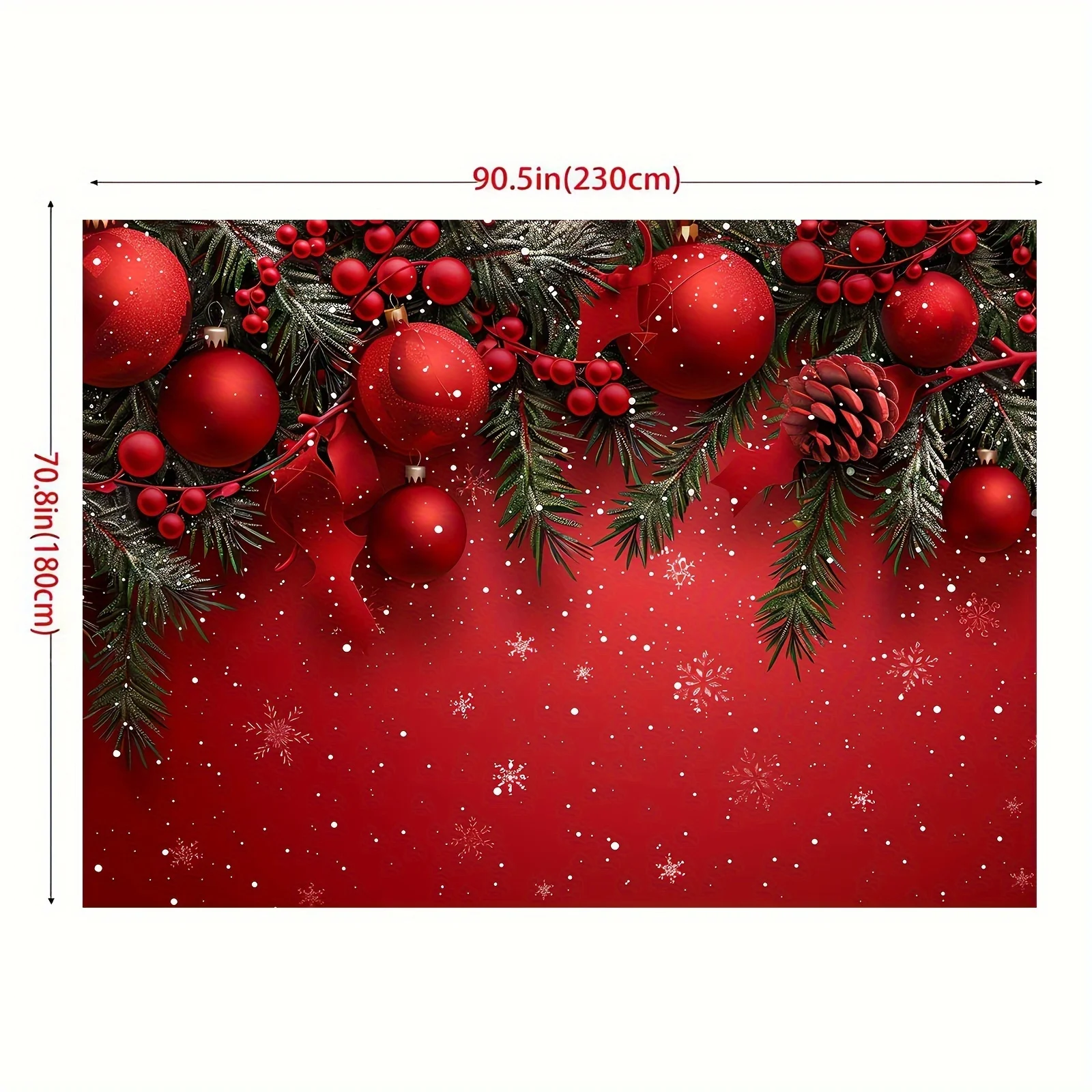 Sparkly snowflake Christmas background, multifunctional polyester photo background, festivals, birthday parties and photo booths