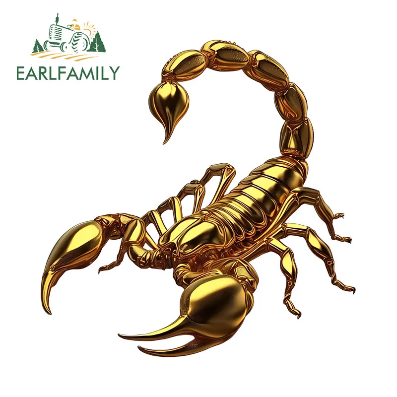 

EARLFAMILY Scorpion Car Sticker Waterproof Scratch-Proof Vinyl Decals Suitable for Motorcycle Bumper Suitcase Skateboard Windows