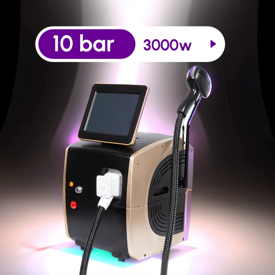 808nm Diode Laser Hair Removal Machine Soprano Titanium Tech 4000W Ice Cooling 4 Wavelengths 755/808/940/1064nm Permanent Painless Hair Reduction All Skin Tones Salon-Grade Beauty Equipment Safe Effective for All Body Areas Spa Use view 2