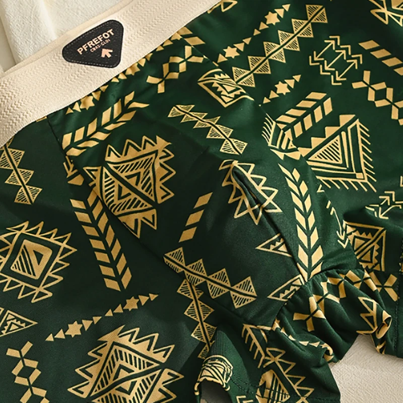 4 قطع سراويل داخلية رجالية عصرية ومريحة ومسامية ورياضية ومرنة بأسلوب عرقي