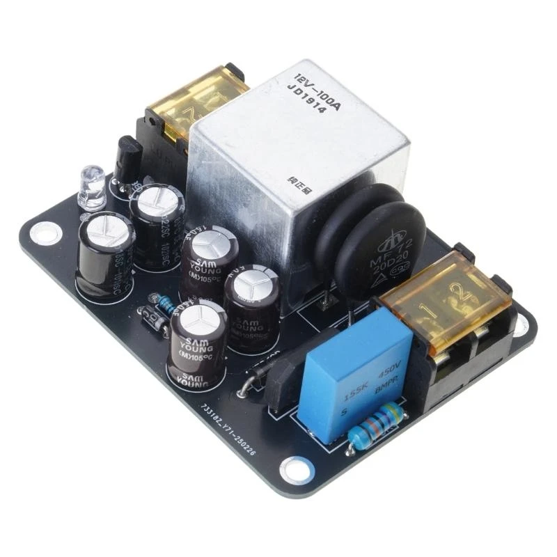 462B Industrials Soft Start Control Board 2400W 100A Relays Module With Circuit Protections For Machinery DIY And Laboratory Use
