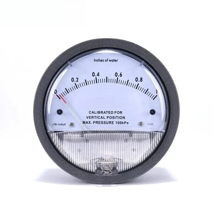 0-10000Pa Manometer Differential Pressure Gauge air Differential Pressure Meter Manometer Gauge for HVAC System