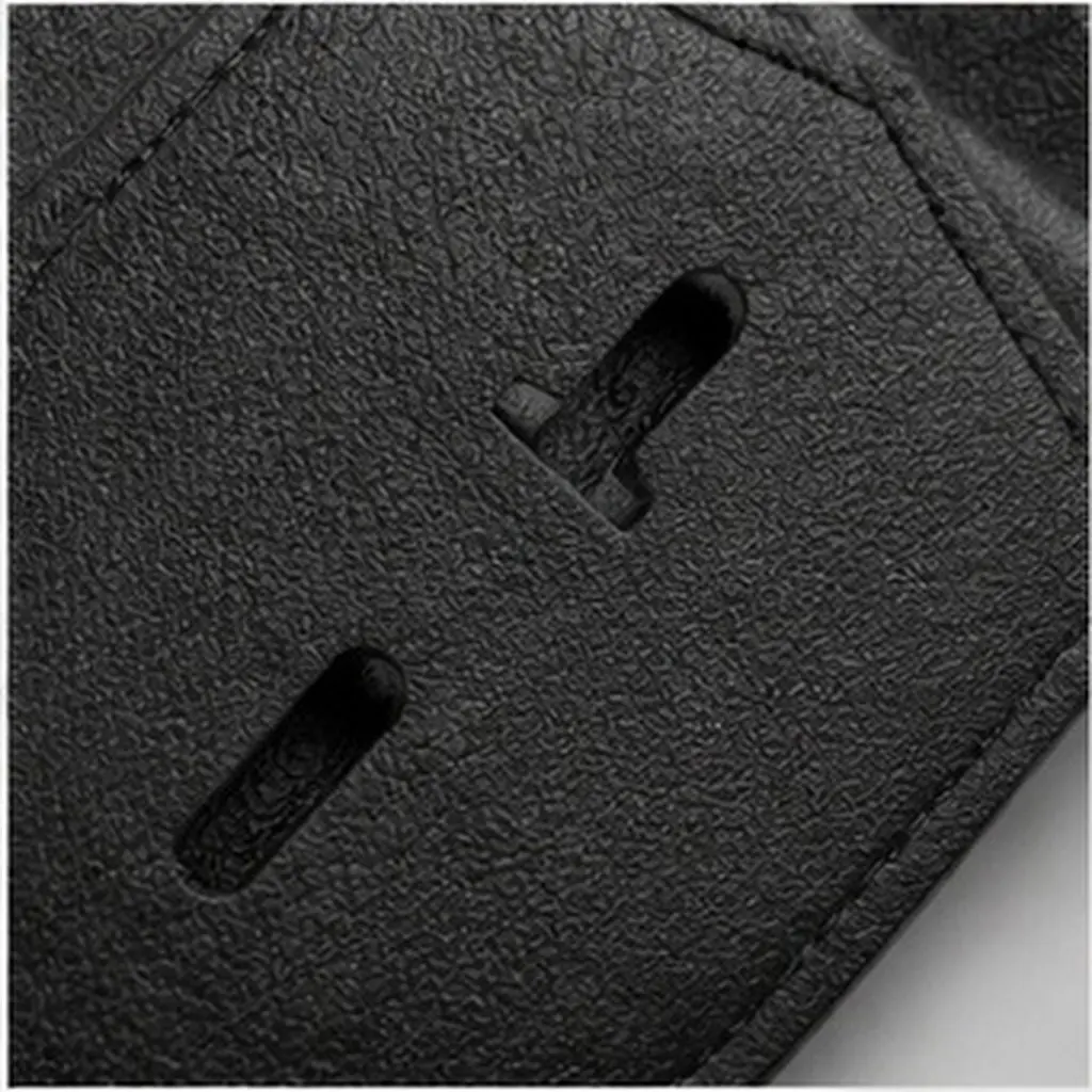 PU Police Badge Holder Chain Badge Pouch Neck Wallet Commemorative Medal Display Protector Case