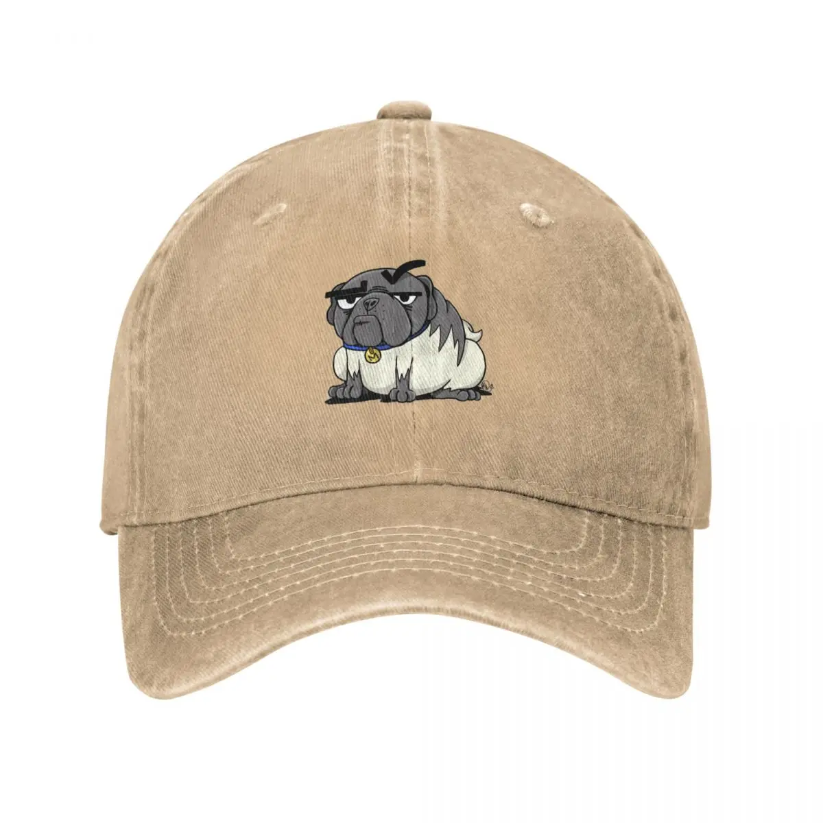 Miserable Mister Max the Pug Baseball Cap Beach Bag |-F-| Caps Women Men's