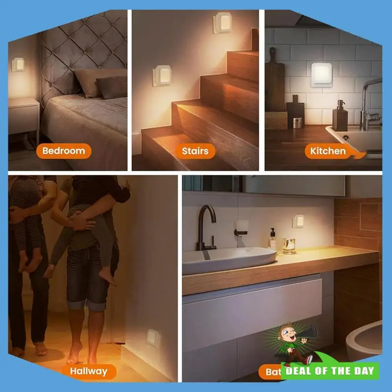 

24-Hour Delivery Bedroom Corridor Aisle Room Wall Light Control 2Pcs Stepless Dimming LED Night Lamps For Home