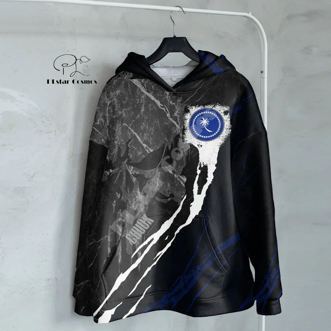 

Chuuk Micronesian Island Country Flag Tattoo Culture Tribe Retro Vintage 3DPrint Pullover Harajuku Casual Funny Hoodies Jacket K