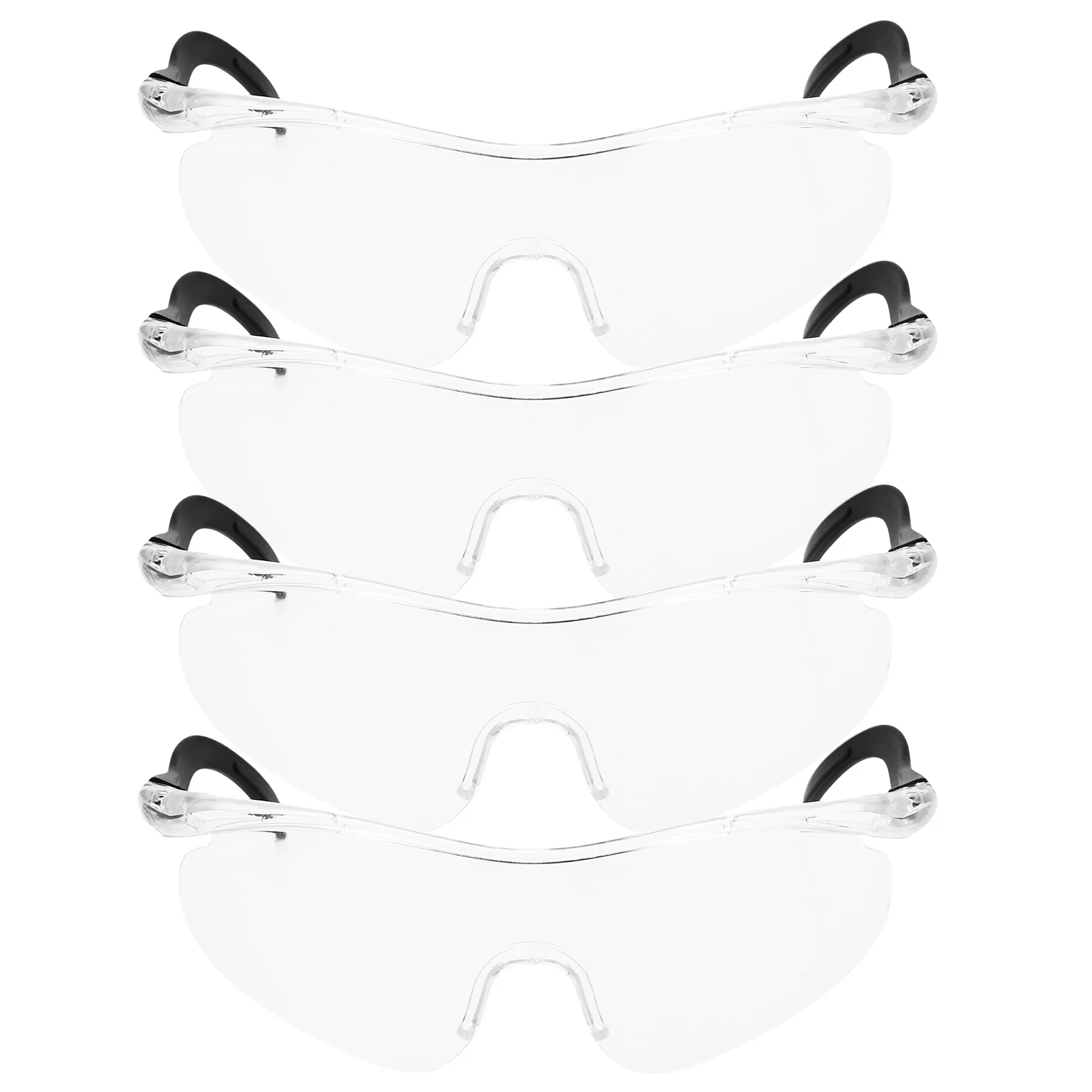 4 Uds gafas de seguridad para interiores y exteriores juguetes deportivos para niños transparentes para hombres química de plástico hombre