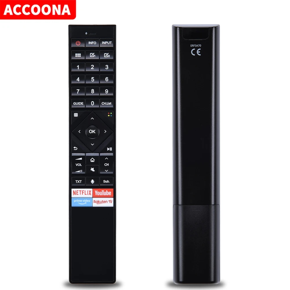 

New ERF3A70 Voice Remote Control for Hisense Smart 4K TV H55U7B H65U7B U7B H50U7BHE50A7000EUWTS HE65A7000EUWTSHE55A7000EUWTS
