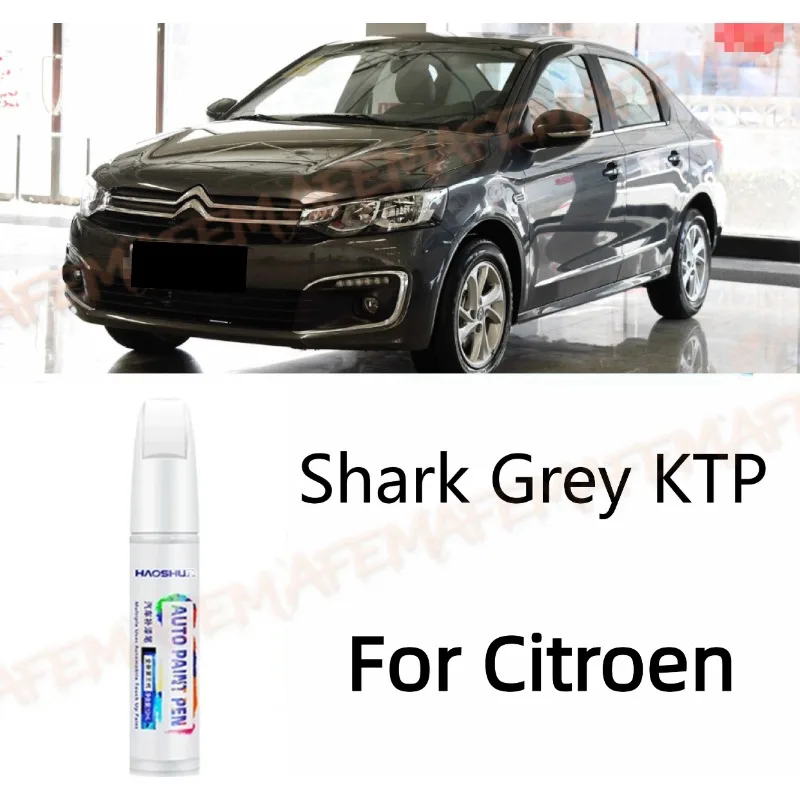 Car Touch Up Paint Pen Scratch Repair Scratch Remover Wax Paint Care For Citroen touch-up paint pen Platinum Grey