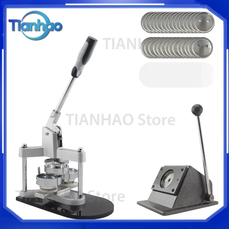 Aluminium Button Making Machine Kit for 58 mm 2.25 inch Buttons