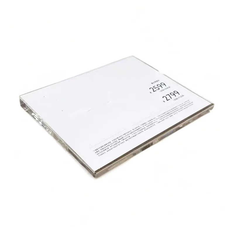 5 Pieces Transparent Acrylic Price Tag, Parameter and Function Display Board for Mobile Retail Stores
