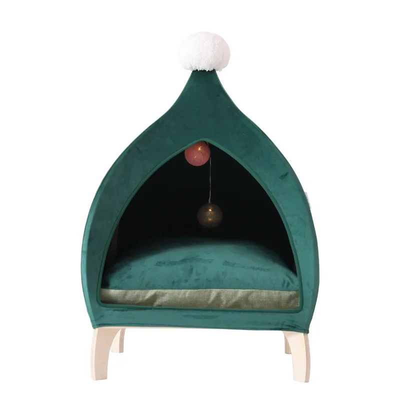 

Pet nest, summer, new, cat tent, wooden frame, four seasons, removable and washable
