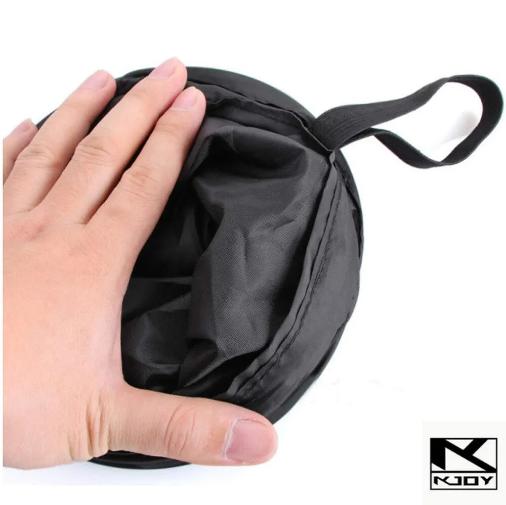 kkjoy Auto Interior Portable Trash Can Foldable Pop Up Waterproof Waste Basket Car Accessories used for multiple vehicles view 5