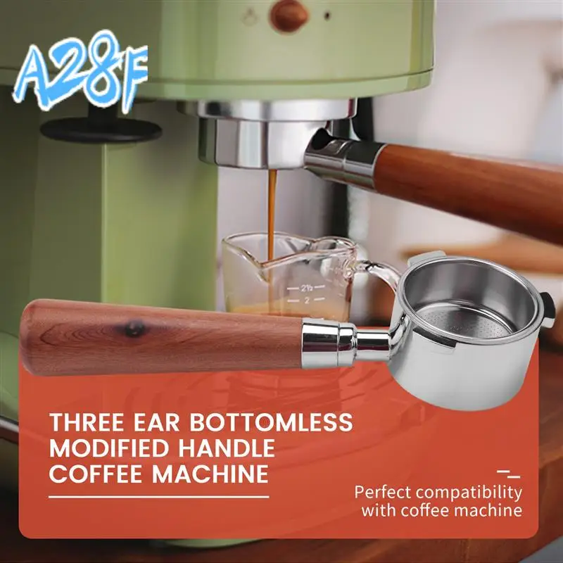 

A28F-51Mm Bottomless Portafilter 3 Ears For Delonghi Espresso Machines EC0680 And EC0685 With 1 Cup Filter Basket Included