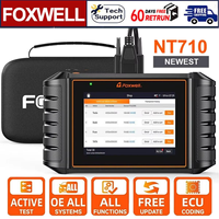 FOXWELL NT710 Bi-Directional OBD 2 Automotive Scanner All System A/F Adjust IMMO Oil ABS EPB 30+ Reset OBD2 Car Diagnostic Tools