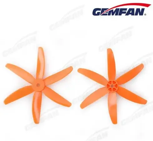 8 Pairs Summer Prime Sale GEMFAN 5040 6-blade 5x4x6 Red Color Propeller for LDARC/KINGKONG RC Drone