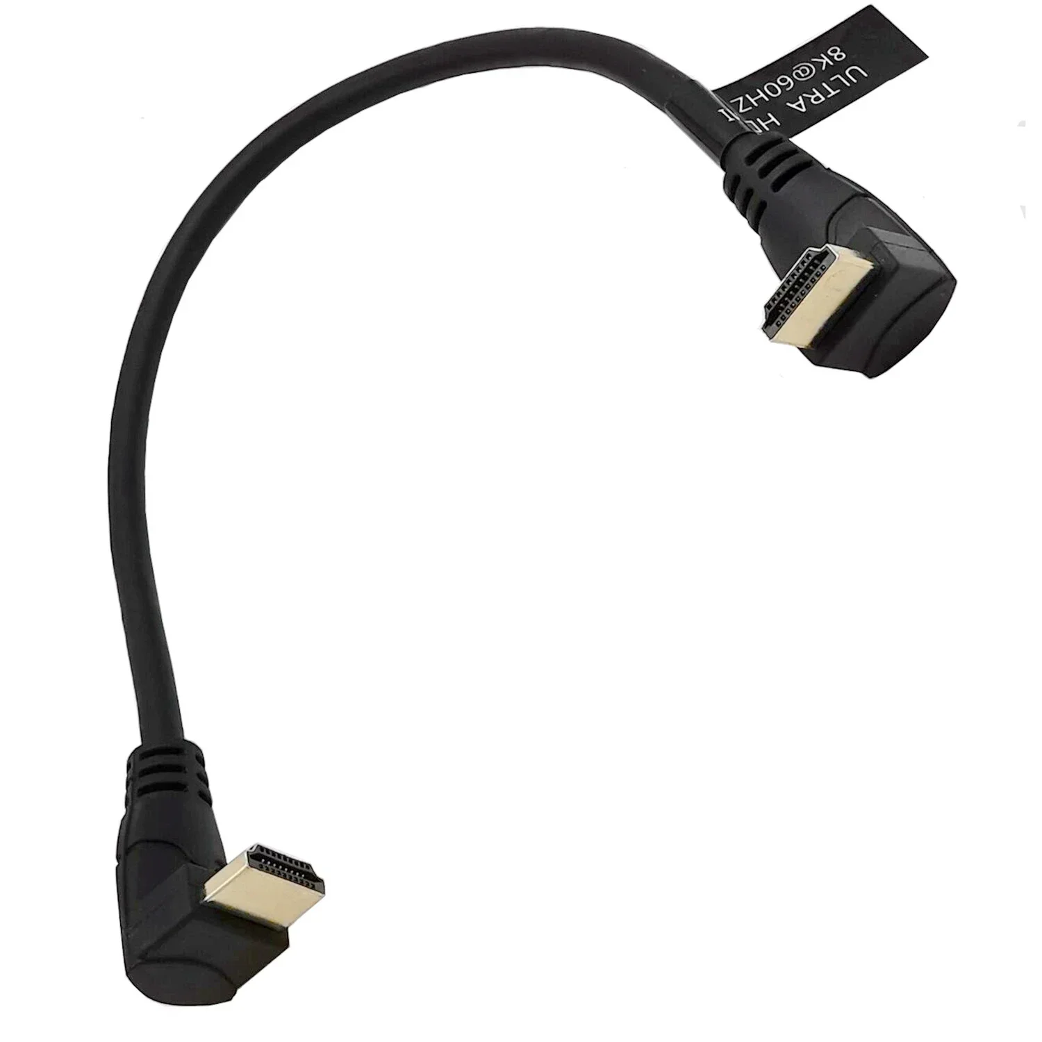 8K HDMI-compatible 2.1 Cable UP & Down 90 Degree Elbow Angle cable 8K@ 60HZ for TV PC Projector PS3 PS4 Laptop 0.3M 0.6M 1.8M