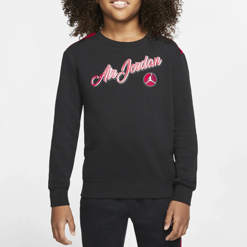 

Nike Authentic Current Season New AIR JORDAN Children's Casual Round Neck Hoodie CV3745-010