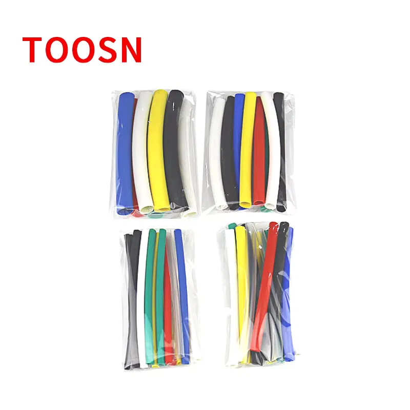 

TOOSN New 50pcs Heat Shrink 7 Colors Adhesive Glue Lined Tubing Tube Wire Shrink Wrap 3:1 Shrink Waterproof 6sizes Best Promotio