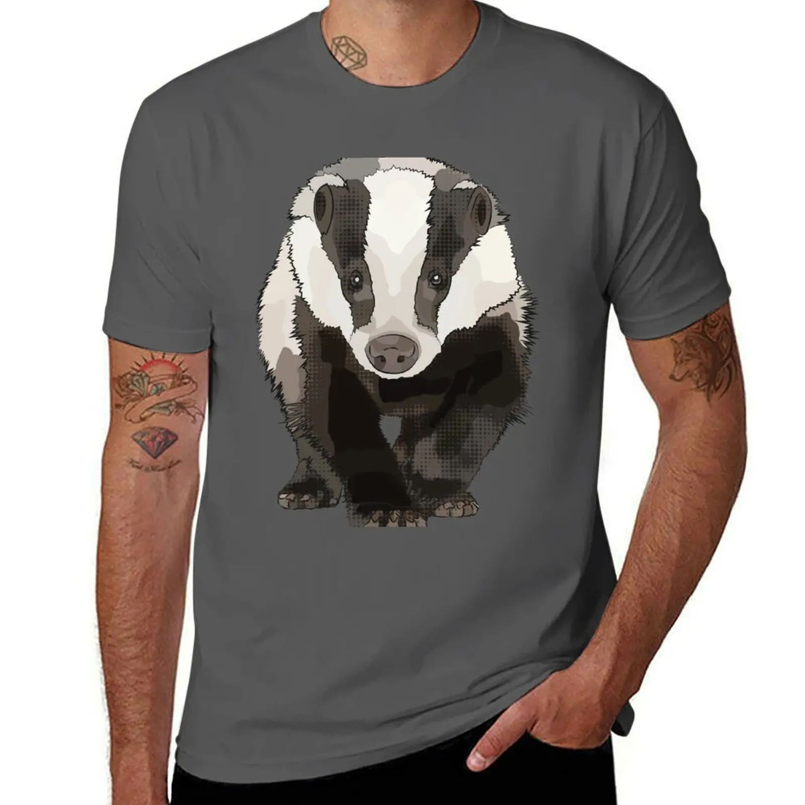 البط البري الغرير بواسطة www.BeeFoxTree.com   تي شيرت رجل تي شيرت مصمم أساسي تي شيرت تي شيرت