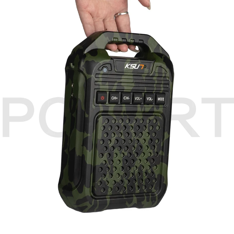 KSUN الشركة المصنعة 8W 160DB راديو Fm لاسلكي تخاطب مكبرات صوت بلوتوث محمولة