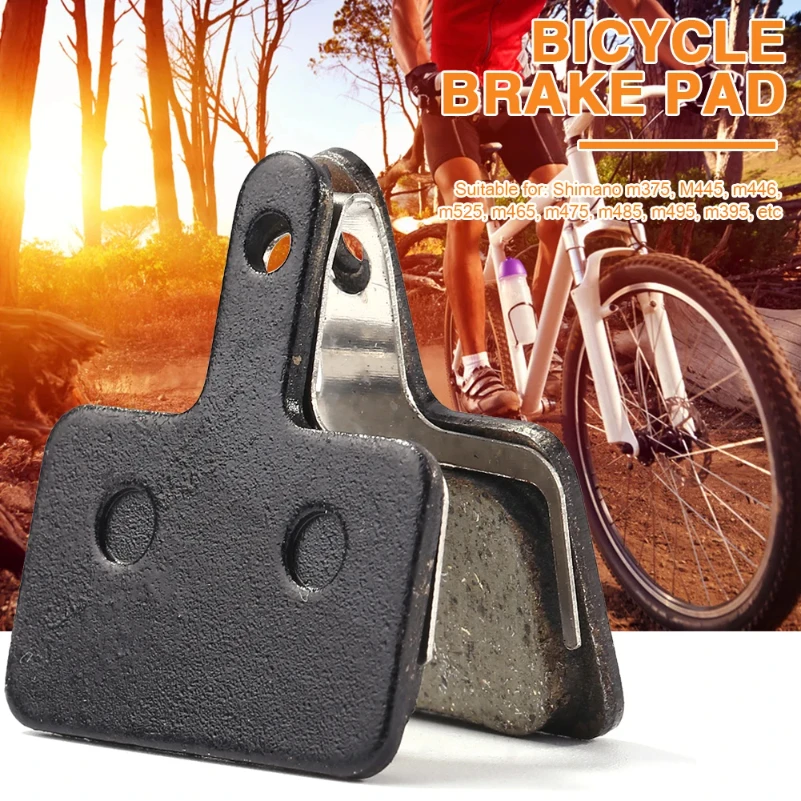 1 Pair Road Bicycle Disc Brake Pads for SHIMANO M375 M445 M446 Cycling Accessories Wear-resistant Multipurpose Bicycle Brake