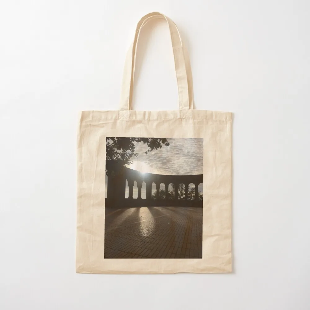 

Montserrat sunrise Tote Bag tote bag men's Handbags Canvas Tote Bag