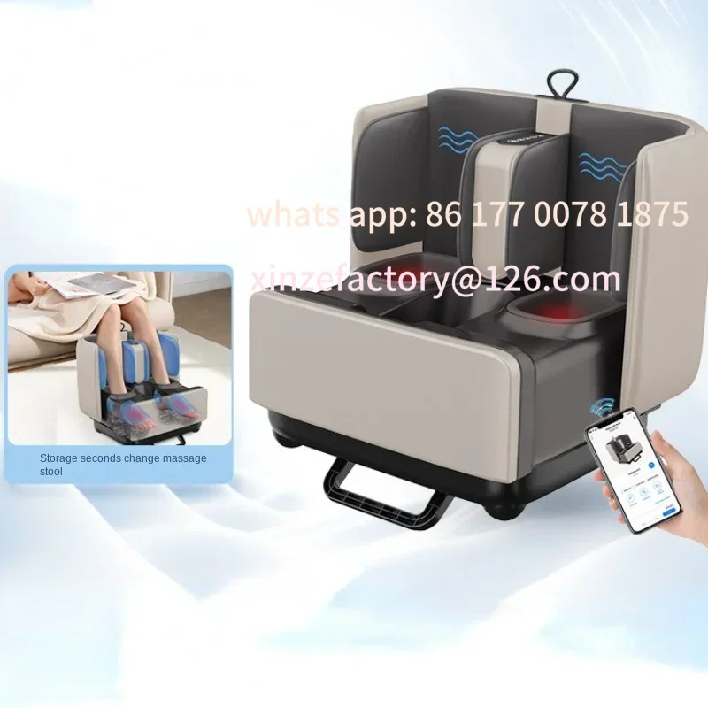 Customizable Leg and Feet Integrated Multi-functional Foot Massage Machine, Sole Massage Heated Automatic Air Bag Kneading