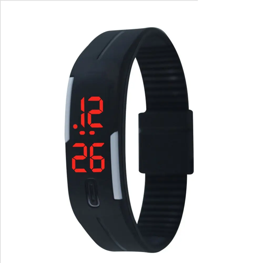 

Color Unisex Outdoor Bracelet Wristband Kids Sports Wristwatches LED Touch Wrist Watch Touch Digital Watch Electronic Watch