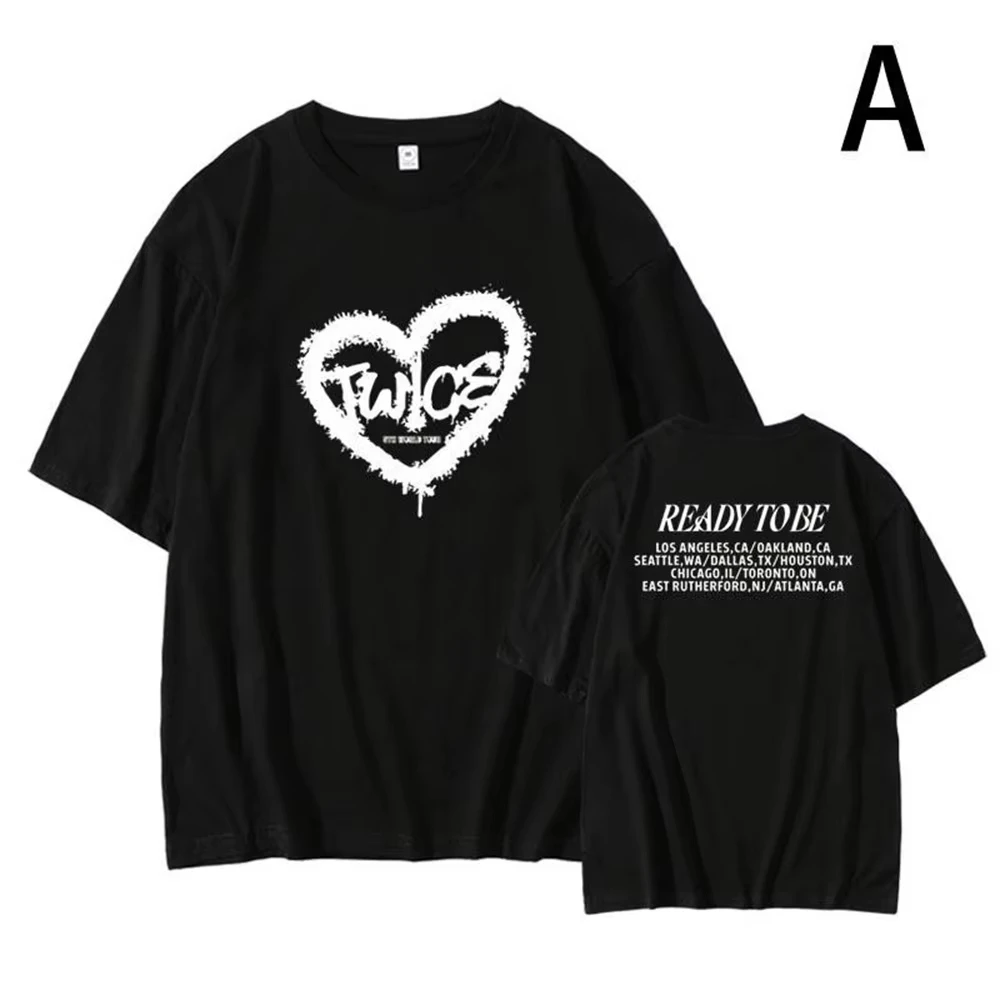 KPOP NIZIU Concert T-Shirt O-Neck Sleeve Wide Truffle Umbilical Half Sleeve Riku Rima Maya Mayuka Mako Fans Support Clothes