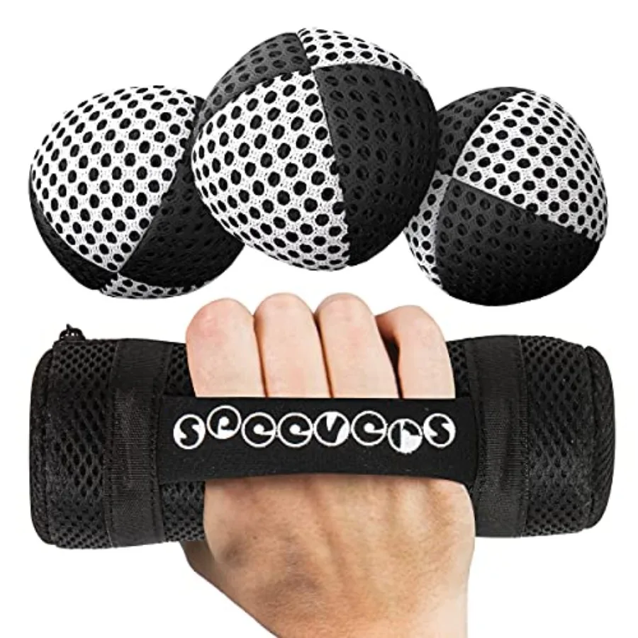 

Weighted Juggling Balls for Fitness 650g Set of 3 Power XBalls with Carry Pouch Fun Indoor Home Workout Aids for Weight Loss an