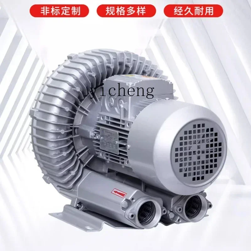 TQH High Pressure Vortex Fan Fish Pond Aeration Industrial Vacuum Adsorption Vortex Air Pump Blowing Suction Blower
