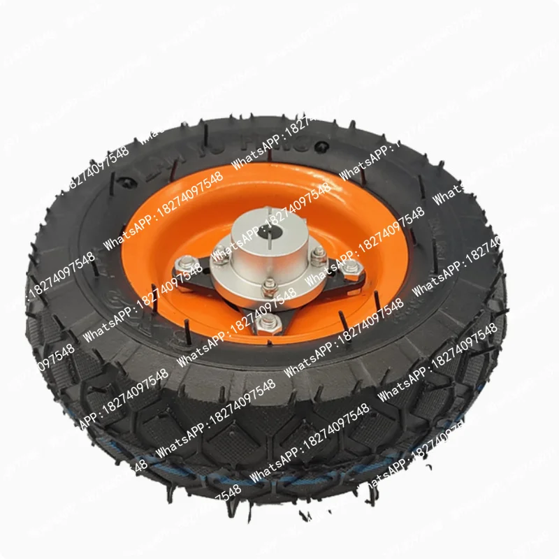 6-inch Inflatable Rubber Tire 150mm Intelligent Car Chassis Coupling Wheel 8/10 Mm Shaft Drive Wheel