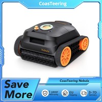 CoasTeering Nebula Cordless Robotic Pool Cleaner, 180 Mins Runtime, Wall Climbing & Waterline Cleaning, Smart Navigation, IPX8