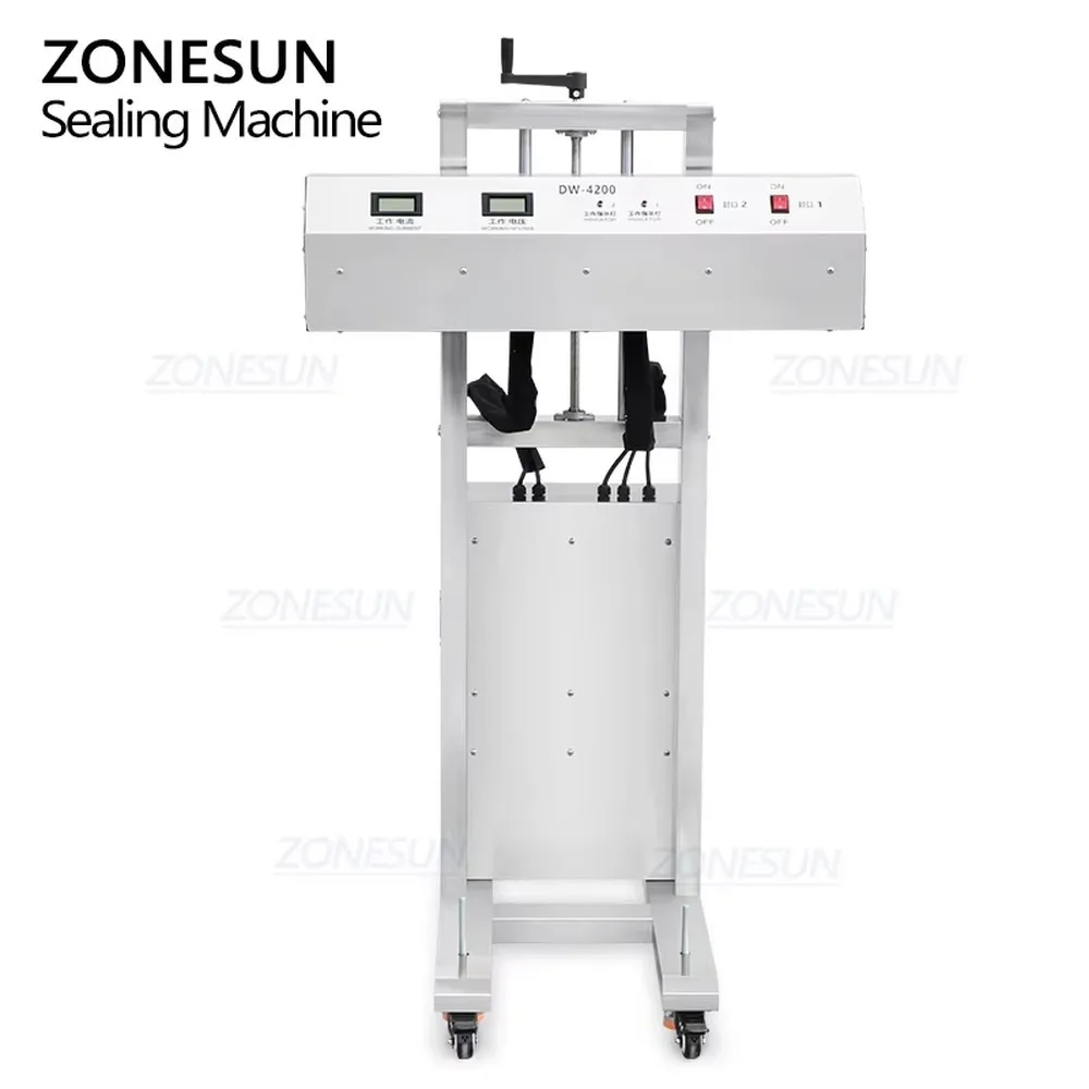 Continuous Induction Sealing Machine Automatic Aluminum Foil Bottle Cap Sealer for Food Cosmetic Medicine Packaging