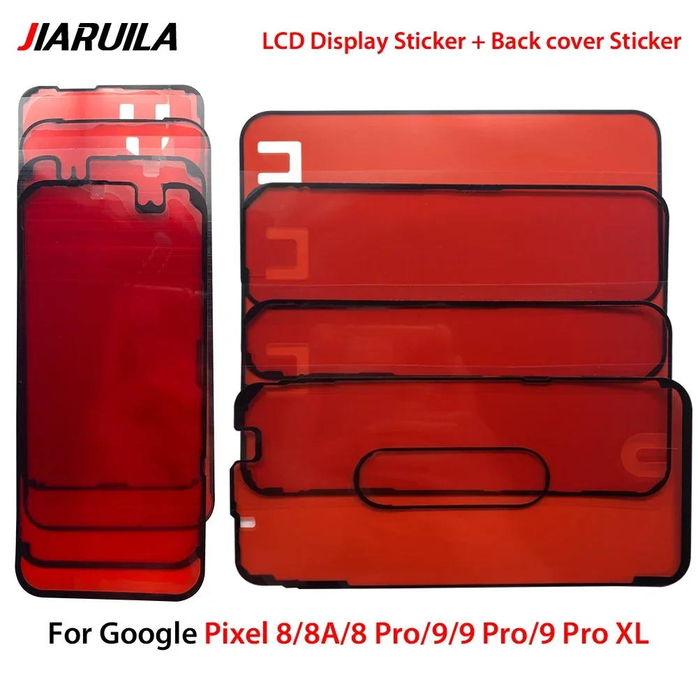

Наклейка на ЖК-дисплей + клейкая задняя стеклянная крышка для Google Pixel 8 Pixel 9 Pixel 8A 9 Pro Pixel 8 Pro Pixel 9 Pro XL