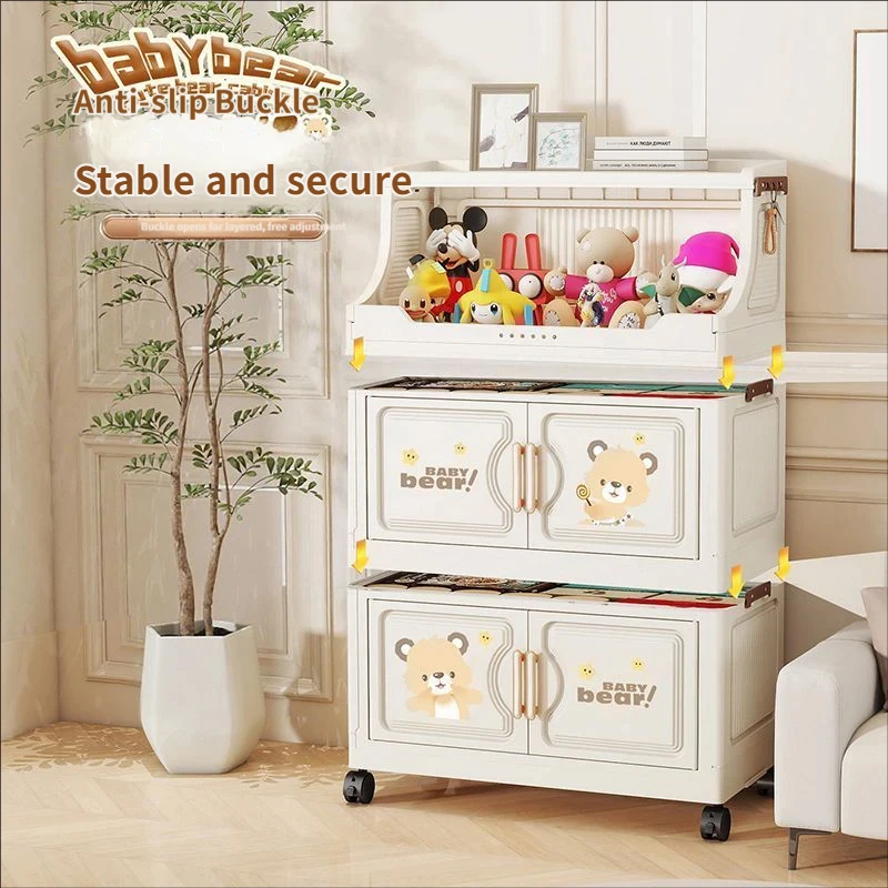 Foldable Deep Storage Box for Clothes - Big Capacity Moisture-Proof Dust-Proof Organizer for Toys And Living Room Essentials - view 4