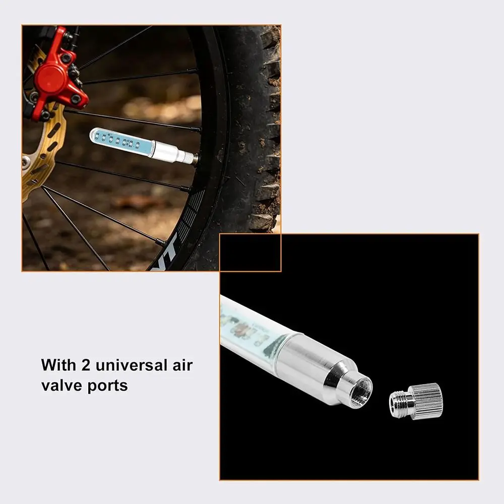 Flashing Lamp Valve Stem Light Neon Flashing Multi-Patterned Bike Spoke LED Waterproof Glow Dark Bike Wheel Lights Night Riding