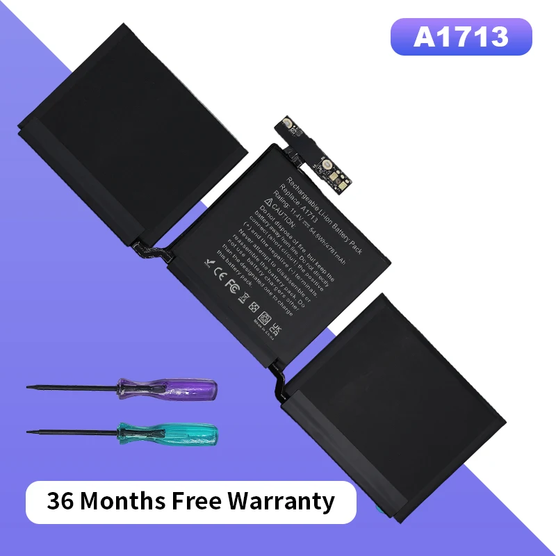 

A1713 Новый аккумулятор для ноутбука Apple MacBook Pro 13 дюймов A1708 2016 2017 EMC 2978 3164 020-00946 MLL42LL