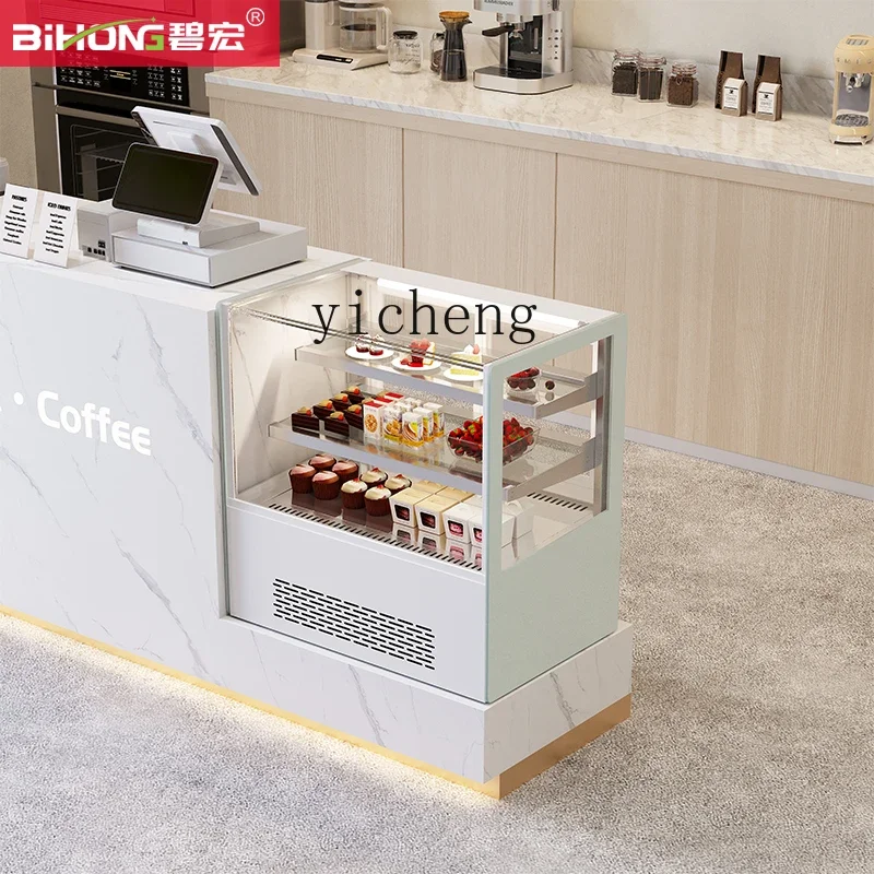 GZ cake cabinet, refrigerated cabinet, commercial deli food and beverage fresh-keeping cabinet, desktop small air-cooled