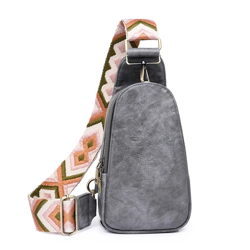 Women's new waist bag; crossbody bag; fashion ladies' chest bag.
