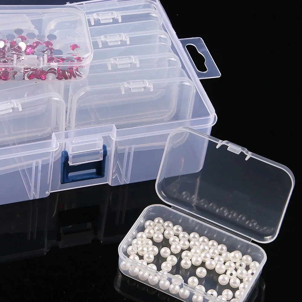 صندوق تخزين جديد كبير الحجم للرسم الماسي - 4/10/12/26 فتحة