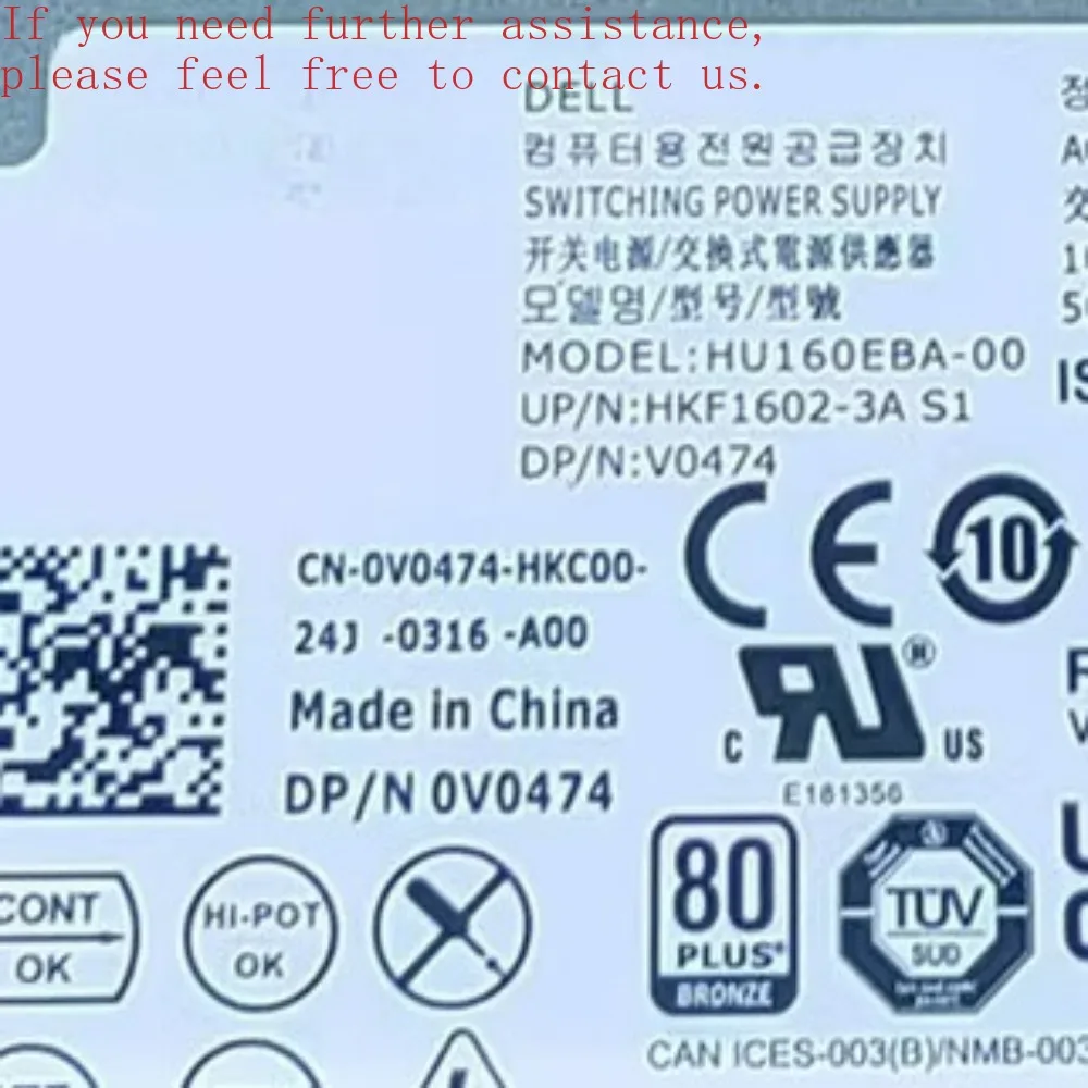 

Для Dell L160EBA-00 AC/HU160EBA-00 FWYRK 787J3 7400 7480A