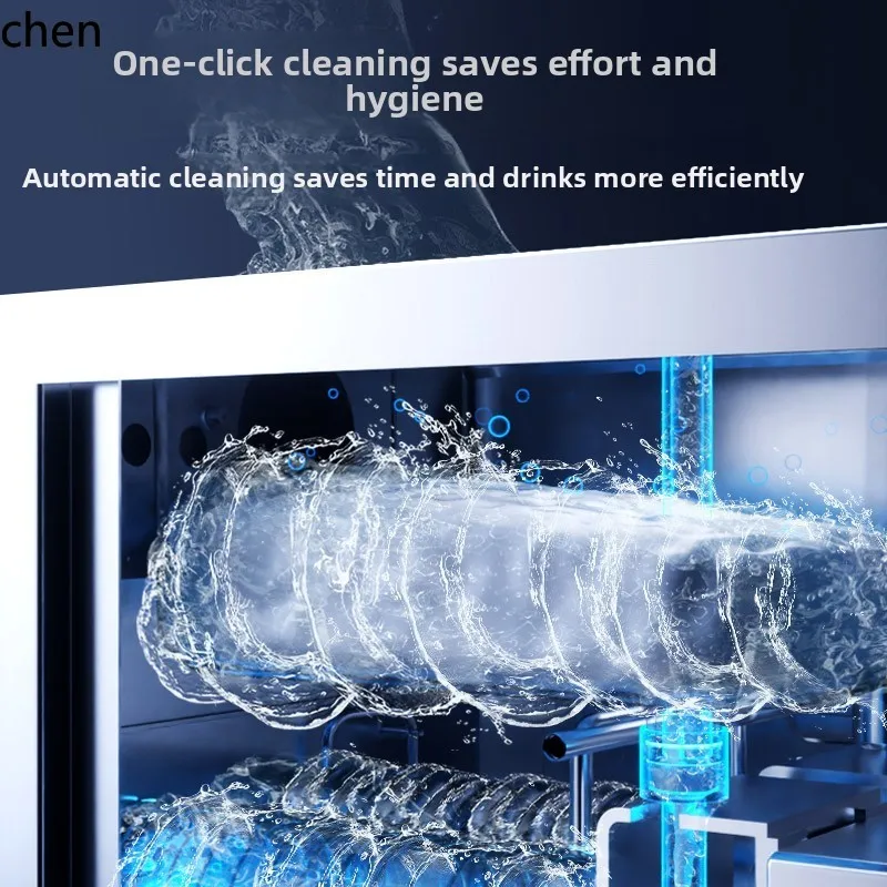 ZML ice cream machine commercial automatic soft ice cream machine desktop cone vertical ice cream machine