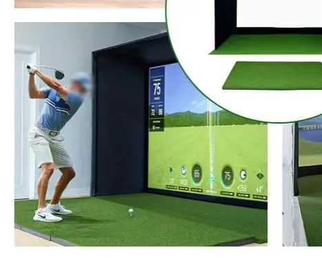 custom Customized Golf  Indoor Luxury Simulator Box Sim Space Golf Bay Impact Screen Golf Training Aids for Club